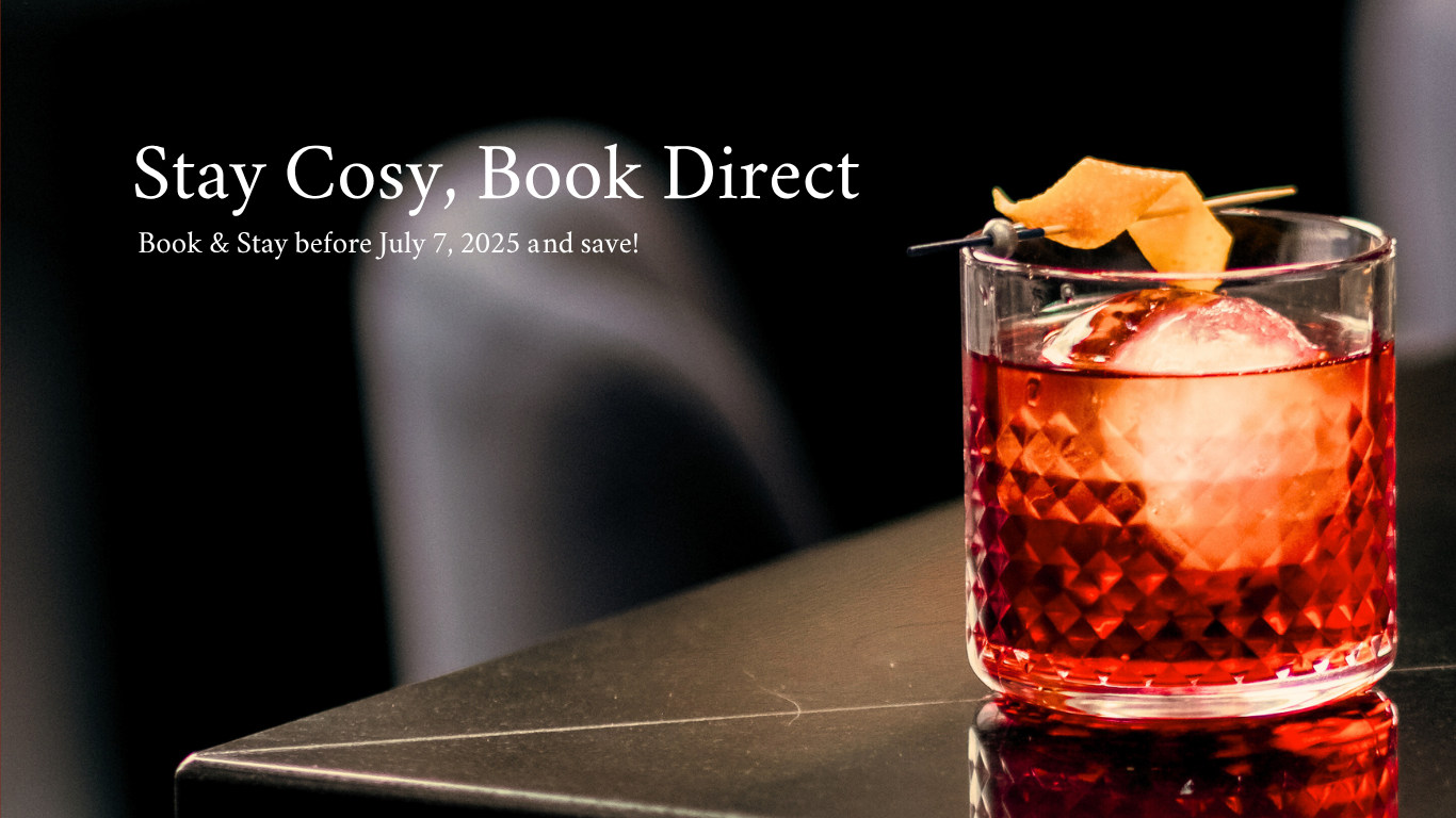 Classic Cocktail, an Old-Fashioned, on an elegant bar in Canberra